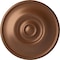 Ekena Millwork Jefferson Ceiling Medallion (Fits Canopies up to 2 7/8"), 11 3/4"OD x 3/8"P, Polished Copper CM12JEPOS - alternate 1